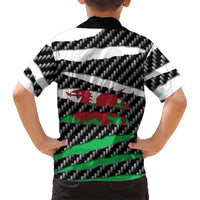 Wales Beast Family Matching Off Shoulder Maxi Dress and Hawaiian Shirt Ripped Flag Graphic - Wonder Print Shop