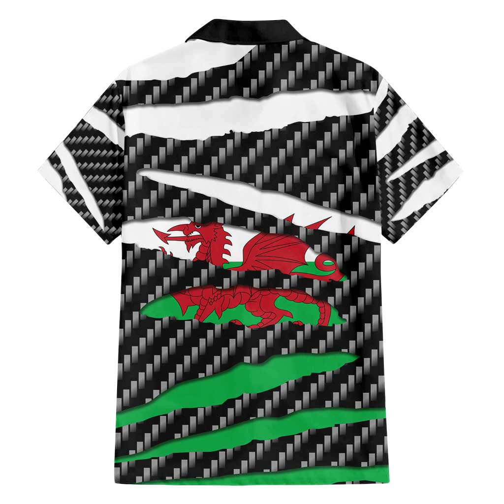 Wales Beast Family Matching Short Sleeve Bodycon Dress and Hawaiian Shirt Ripped Flag Graphic - Wonder Print Shop