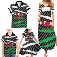 Wales Beast Family Matching Summer Maxi Dress and Hawaiian Shirt Ripped Flag Graphic - Wonder Print Shop