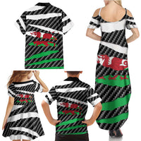Wales Beast Family Matching Summer Maxi Dress and Hawaiian Shirt Ripped Flag Graphic - Wonder Print Shop