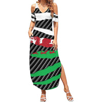 Wales Beast Family Matching Summer Maxi Dress and Hawaiian Shirt Ripped Flag Graphic - Wonder Print Shop