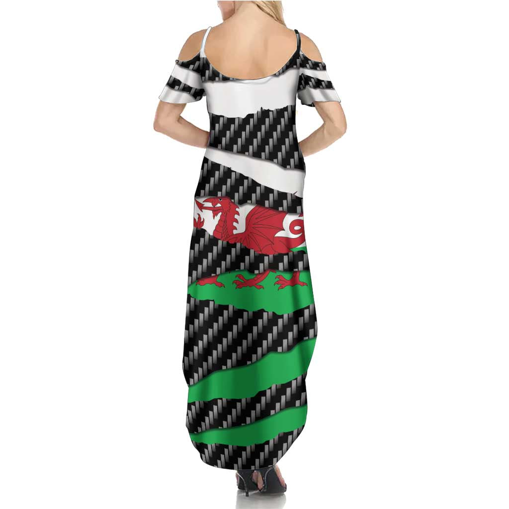 Wales Beast Family Matching Summer Maxi Dress and Hawaiian Shirt Ripped Flag Graphic - Wonder Print Shop