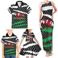Wales Beast Family Matching Tank Maxi Dress and Hawaiian Shirt Ripped Flag Graphic - Wonder Print Shop