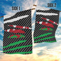 Wales Beast Garden Flag Ripped Flag Graphic - Wonder Print Shop