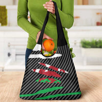 Wales Beast Grocery Bag Ripped Flag Graphic - Wonder Print Shop