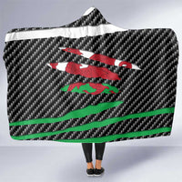 Wales Beast Hooded Blanket Ripped Flag Graphic - Wonder Print Shop
