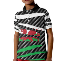 Wales Beast Kid Polo Shirt Ripped Flag Graphic - Wonder Print Shop
