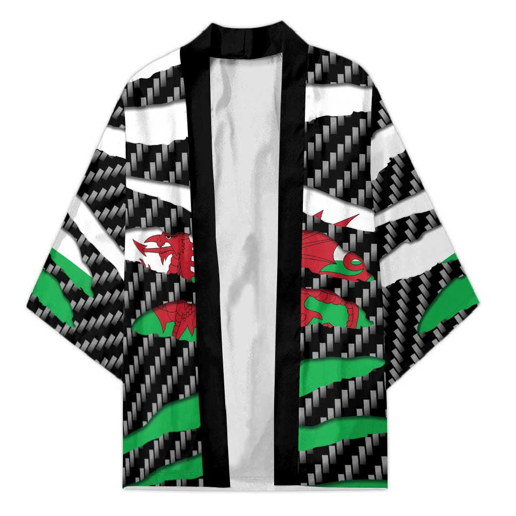 Wales Beast Kimono Ripped Flag Graphic - Wonder Print Shop