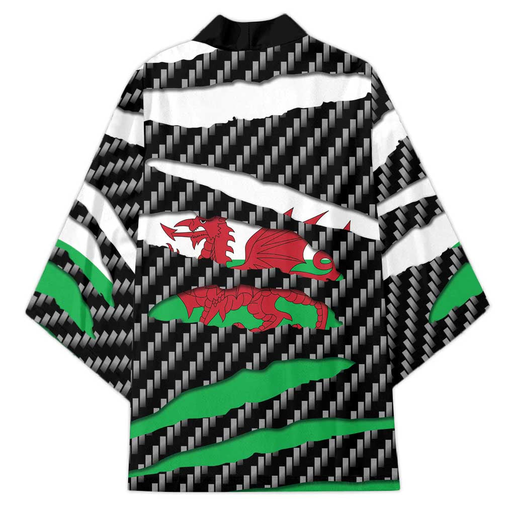 Wales Beast Kimono Ripped Flag Graphic - Wonder Print Shop