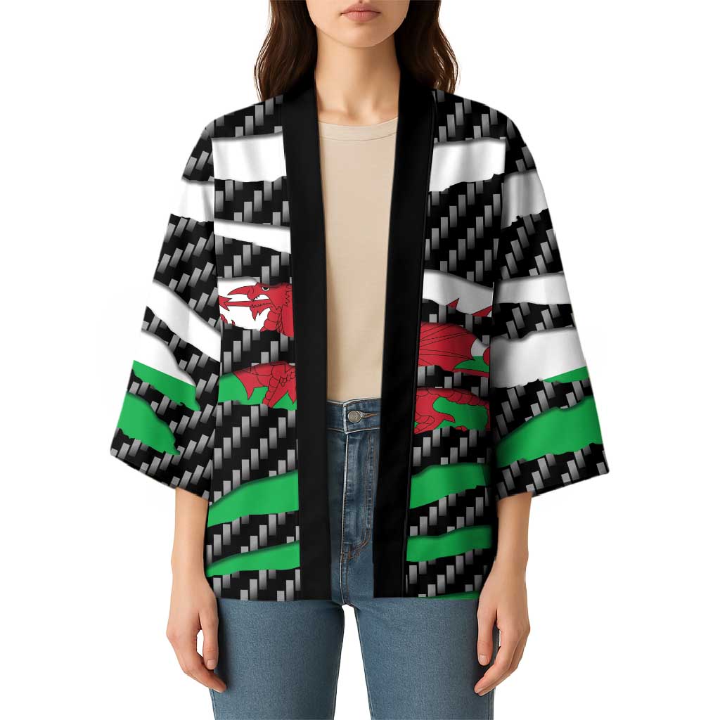 Wales Beast Kimono Ripped Flag Graphic - Wonder Print Shop