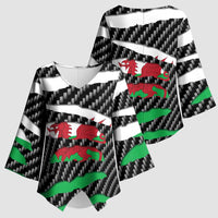 Wales Beast Kimono Sleeve Blouse Ripped Flag Graphic - Wonder Print Shop