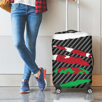 Wales Beast Luggage Cover Ripped Flag Graphic - Wonder Print Shop