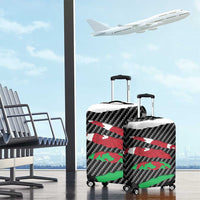 Wales Beast Luggage Cover Ripped Flag Graphic - Wonder Print Shop