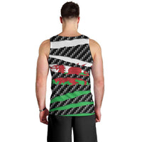 Wales Beast Men Tank Top Ripped Flag Graphic - Wonder Print Shop
