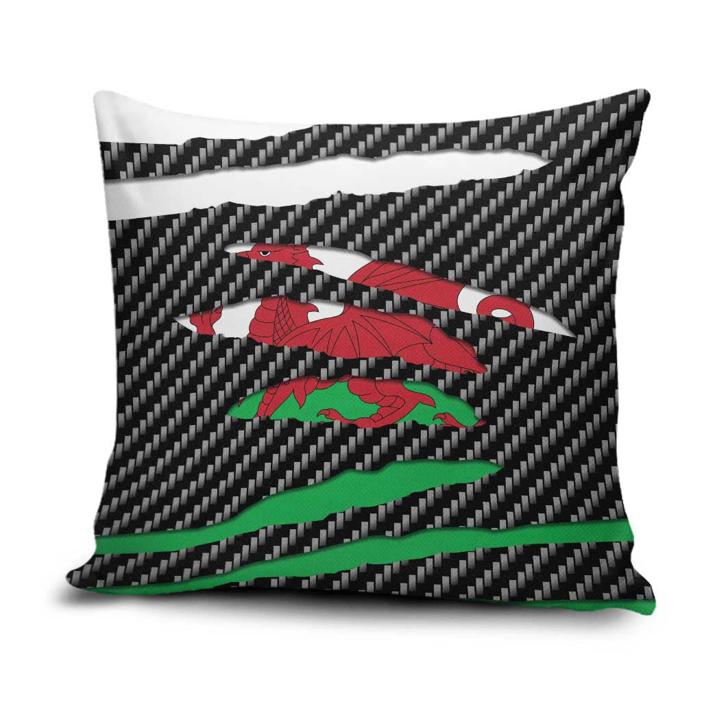 Wales Beast Pillow Cover Ripped Flag Graphic - Wonder Print Shop