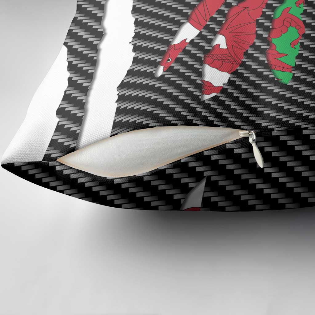 Wales Beast Pillow Cover Ripped Flag Graphic - Wonder Print Shop