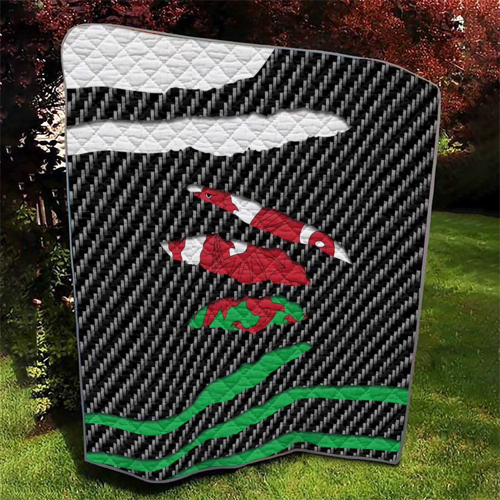 Wales Beast Quilt Ripped Flag Graphic - Wonder Print Shop