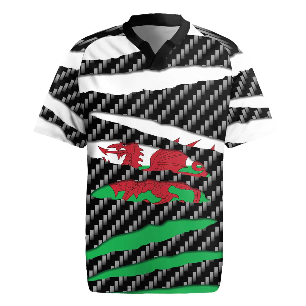 Wales Beast Rugby Jersey Ripped Flag Graphic - Wonder Print Shop