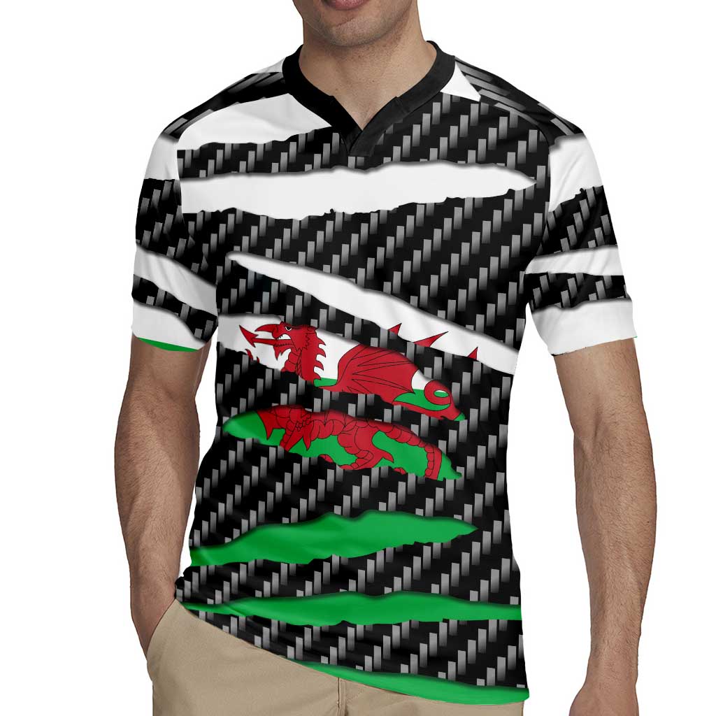 Wales Beast Rugby Jersey Ripped Flag Graphic - Wonder Print Shop