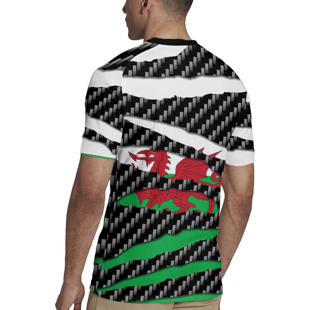 Wales Beast Rugby Jersey Ripped Flag Graphic - Wonder Print Shop