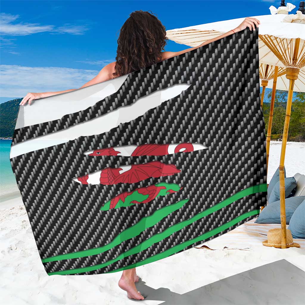 Wales Beast Sarong Ripped Flag Graphic - Wonder Print Shop