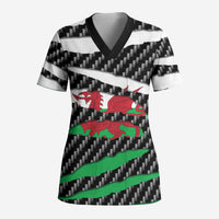 Wales Beast Scrub Top Ripped Flag Graphic - Wonder Print Shop