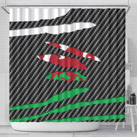 Wales Beast Shower Curtain Ripped Flag Graphic - Wonder Print Shop