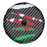 Wales Beast Spare Tire Cover Ripped Flag Graphic - Wonder Print Shop