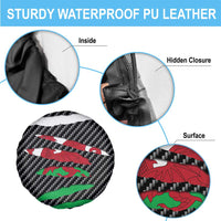 Wales Beast Spare Tire Cover Ripped Flag Graphic - Wonder Print Shop