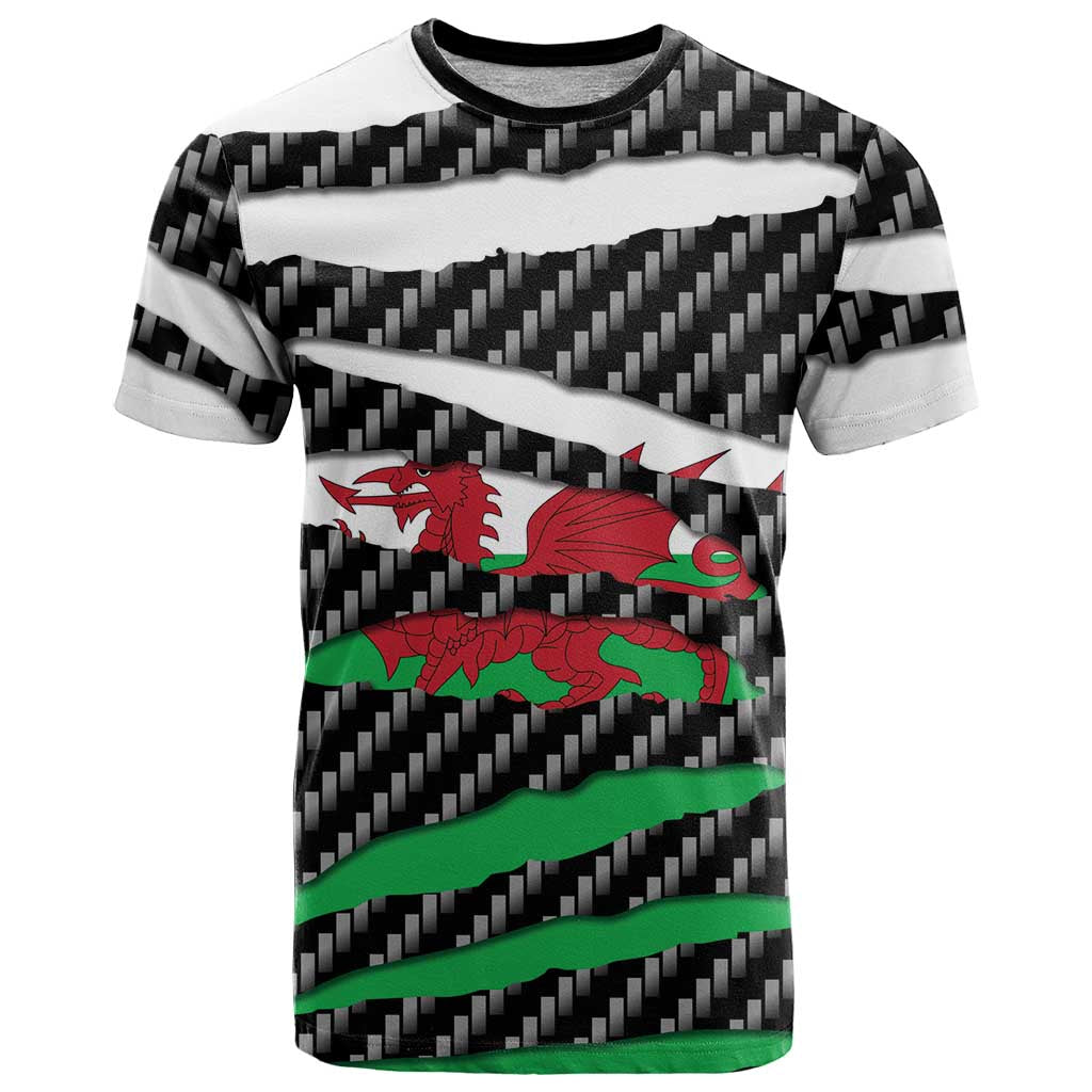 Wales Beast T Shirt Ripped Flag Graphic - Wonder Print Shop