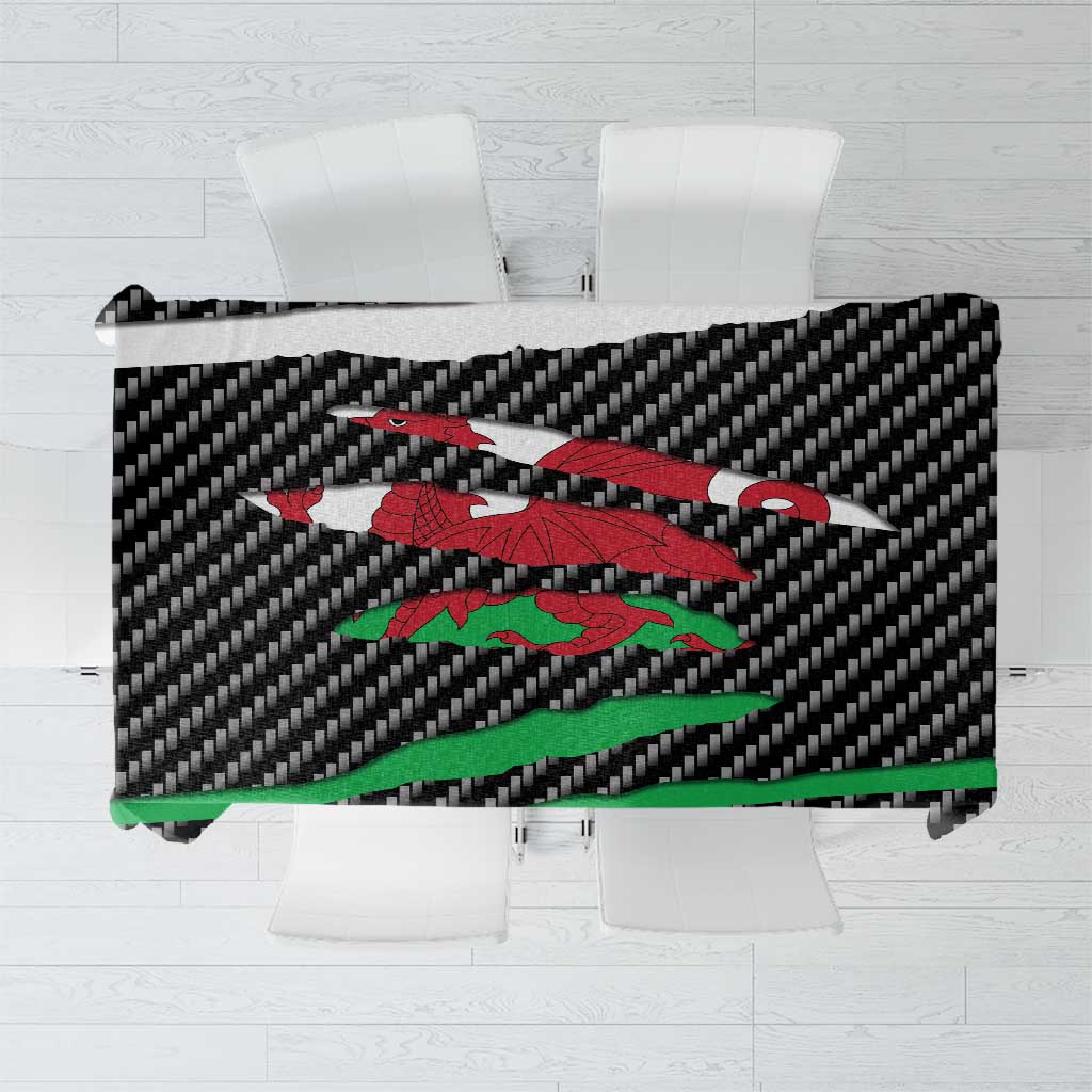 Wales Beast Tablecloth Ripped Flag Graphic - Wonder Print Shop