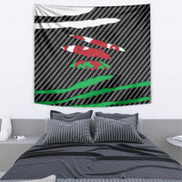 Wales Beast Tapestry Ripped Flag Graphic - Wonder Print Shop