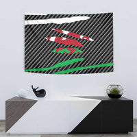 Wales Beast Tapestry Ripped Flag Graphic - Wonder Print Shop