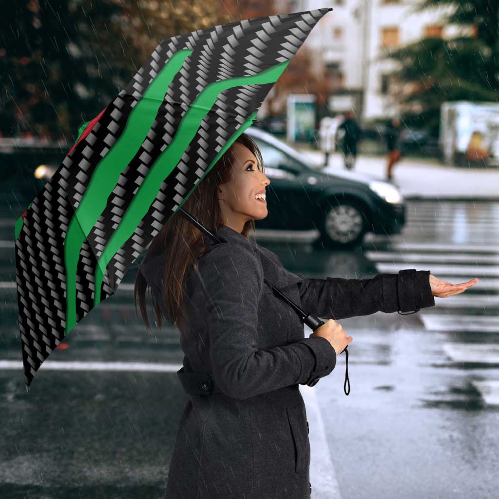 Wales Beast Umbrella Ripped Flag Graphic - Wonder Print Shop