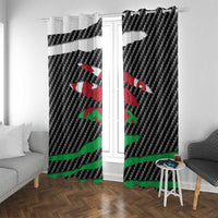 Wales Beast Window Curtain Ripped Flag Graphic - Wonder Print Shop