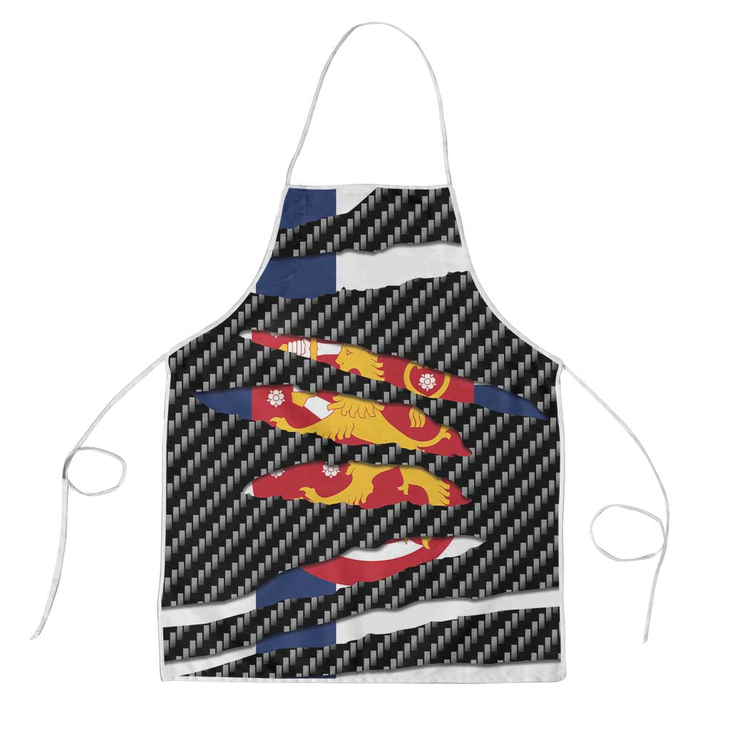 Finland Beast Apron Ripped Flag Graphic - Wonder Print Shop