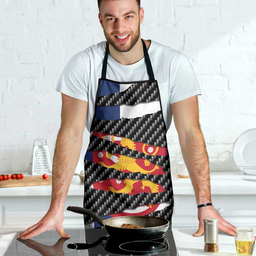 Finland Beast Apron Ripped Flag Graphic - Wonder Print Shop