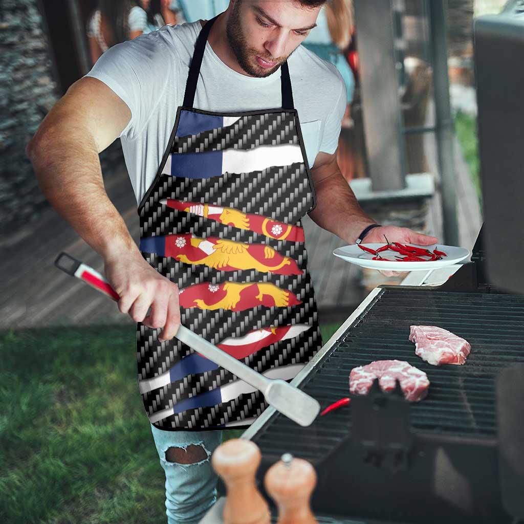 Finland Beast Apron Ripped Flag Graphic - Wonder Print Shop