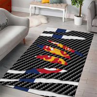Finland Beast Area Rug Ripped Flag Graphic - Wonder Print Shop