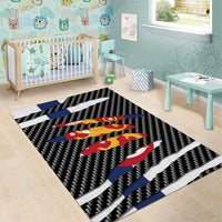 Finland Beast Area Rug Ripped Flag Graphic - Wonder Print Shop