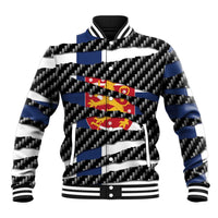 Finland Beast Baseball Jacket Ripped Flag Graphic - Wonder Print Shop