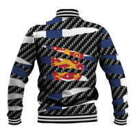 Finland Beast Baseball Jacket Ripped Flag Graphic - Wonder Print Shop