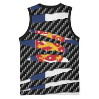 Finland Beast Basketball Jersey Ripped Flag Graphic - Wonder Print Shop