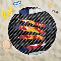 Finland Beast Beach Blanket Ripped Flag Graphic - Wonder Print Shop