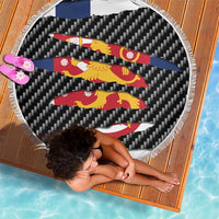 Finland Beast Beach Blanket Ripped Flag Graphic - Wonder Print Shop