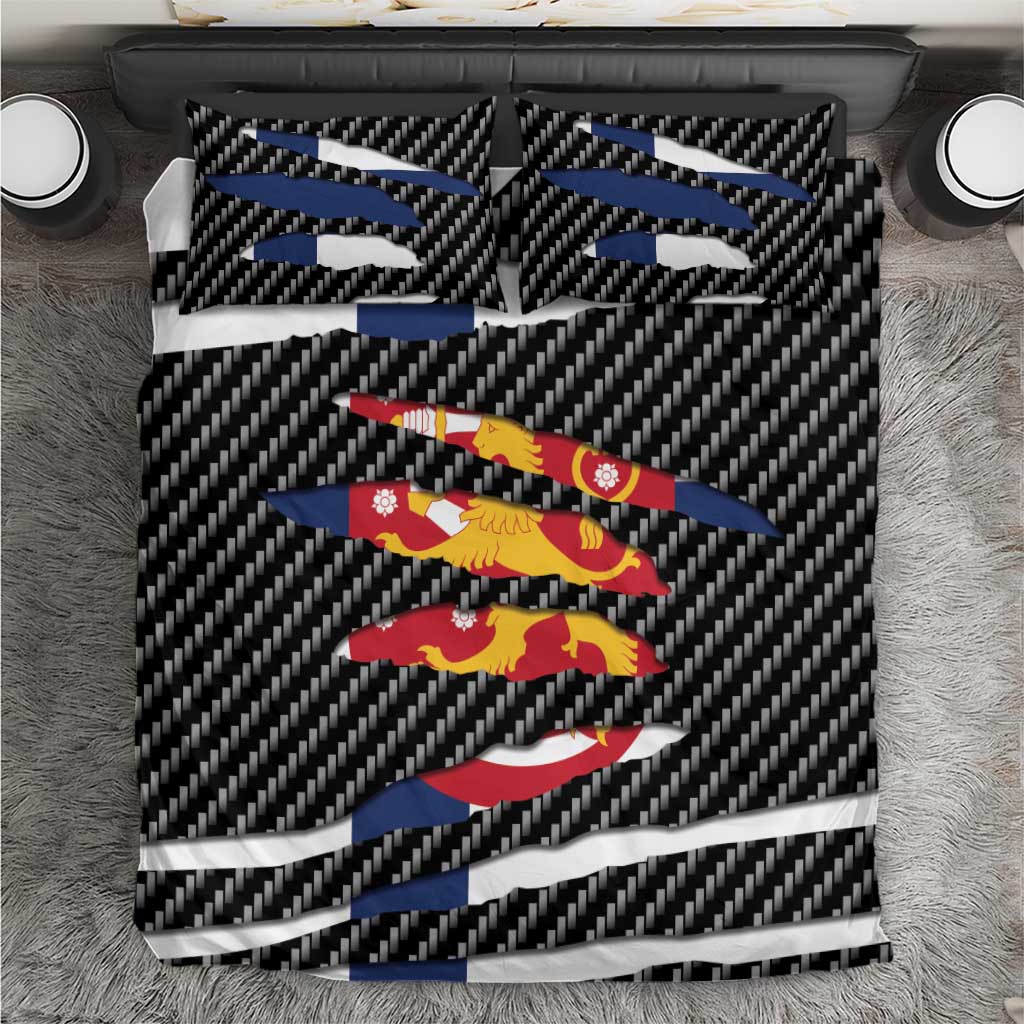 Finland Beast Bedding Set Ripped Flag Graphic - Wonder Print Shop