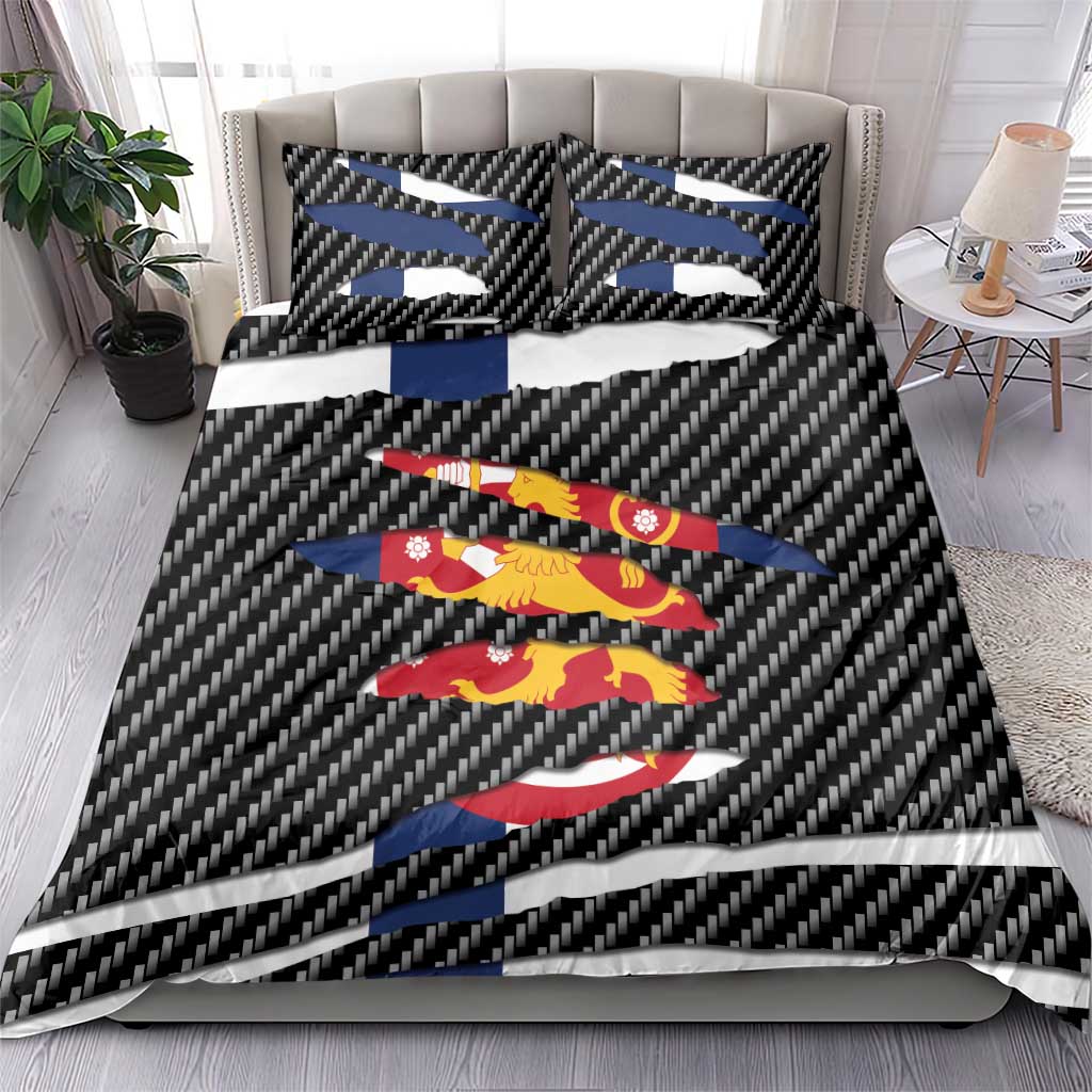 Finland Beast Bedding Set Ripped Flag Graphic - Wonder Print Shop