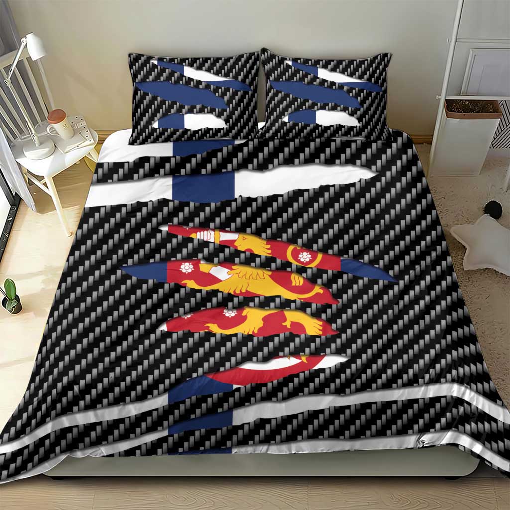 Finland Beast Bedding Set Ripped Flag Graphic - Wonder Print Shop