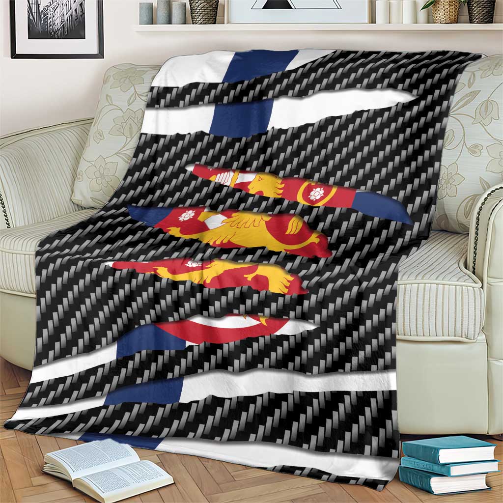 Finland Beast Blanket Ripped Flag Graphic - Wonder Print Shop