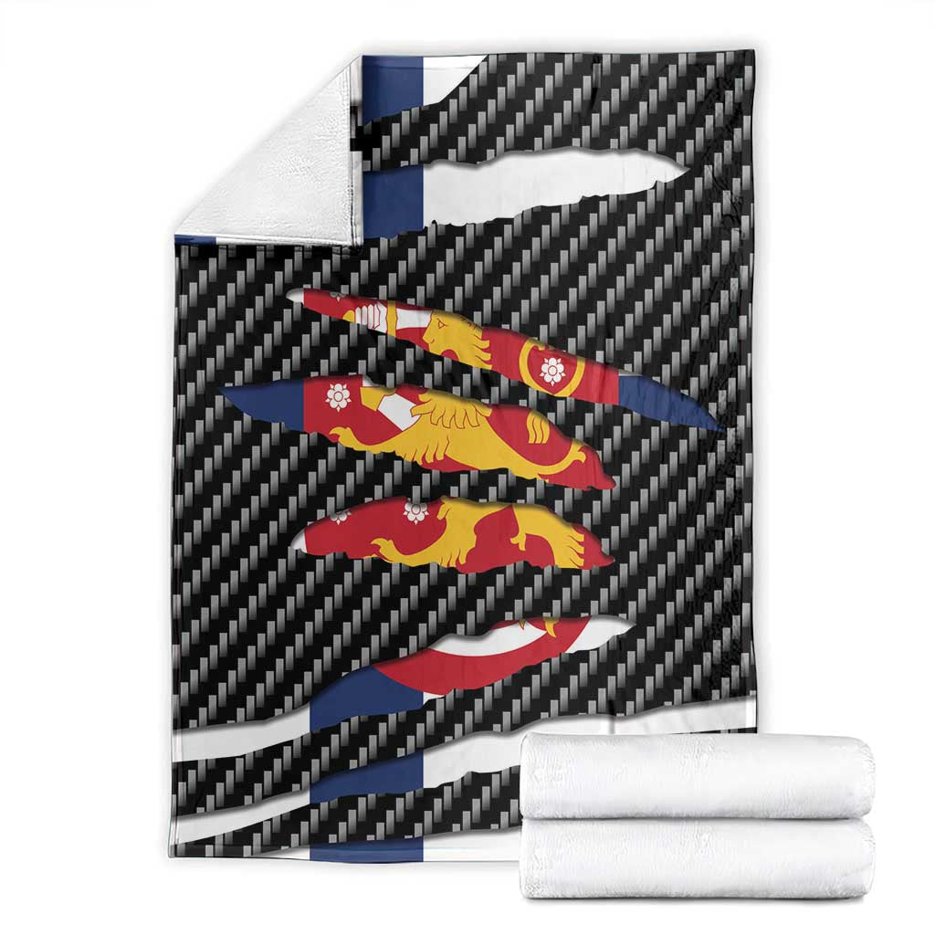 Finland Beast Blanket Ripped Flag Graphic - Wonder Print Shop